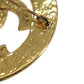 CHANEL CC Logos Circle Pin Brooch Gold Plated 94P #BX868