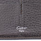 Cartier Logos Serie Line Card Wallet Brown Leather #AH327