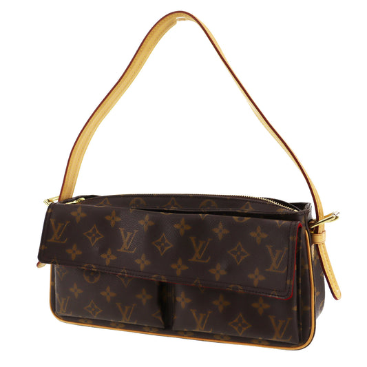 LOUIS VUITTON LV Viva Cite MM Shoulder Handbag Monogram M51164 #BP506