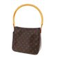 LOUIS VUITTON LV Looping MM Shoulder Bag Monogram Canvas M51146 #AH708