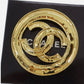 CHANEL CC Logos Circle Used Pin Brooch Gold Plated 94P France Vintage #CD699 S