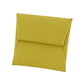 HERMES Bastia Coin Purse Coin Case Yellow Leather #CW624