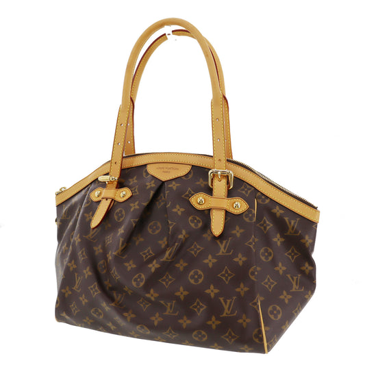 LOUIS VUITTON LV Tivoli GM Handbag Monogram Brown M40144  #AH624