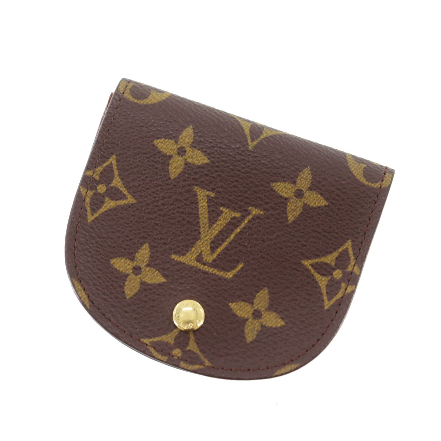 LOUIS VUITTON LV Porte Monnaie Guze Coin Purse Used Monogram M61970 #BQ156