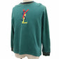 Yves Saint Laurent Long Sleeve Trainer Green Cotton #AG121