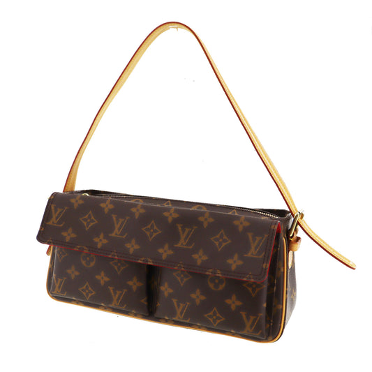 LOUIS VUITTON LV Viva Cite MM Shoulder Handbag Monogram M51164 #AH598