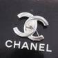 CHANEL CC Logos Turn Lock Used Pin Brooch Silver Plated 96A Vintage #CE126 S