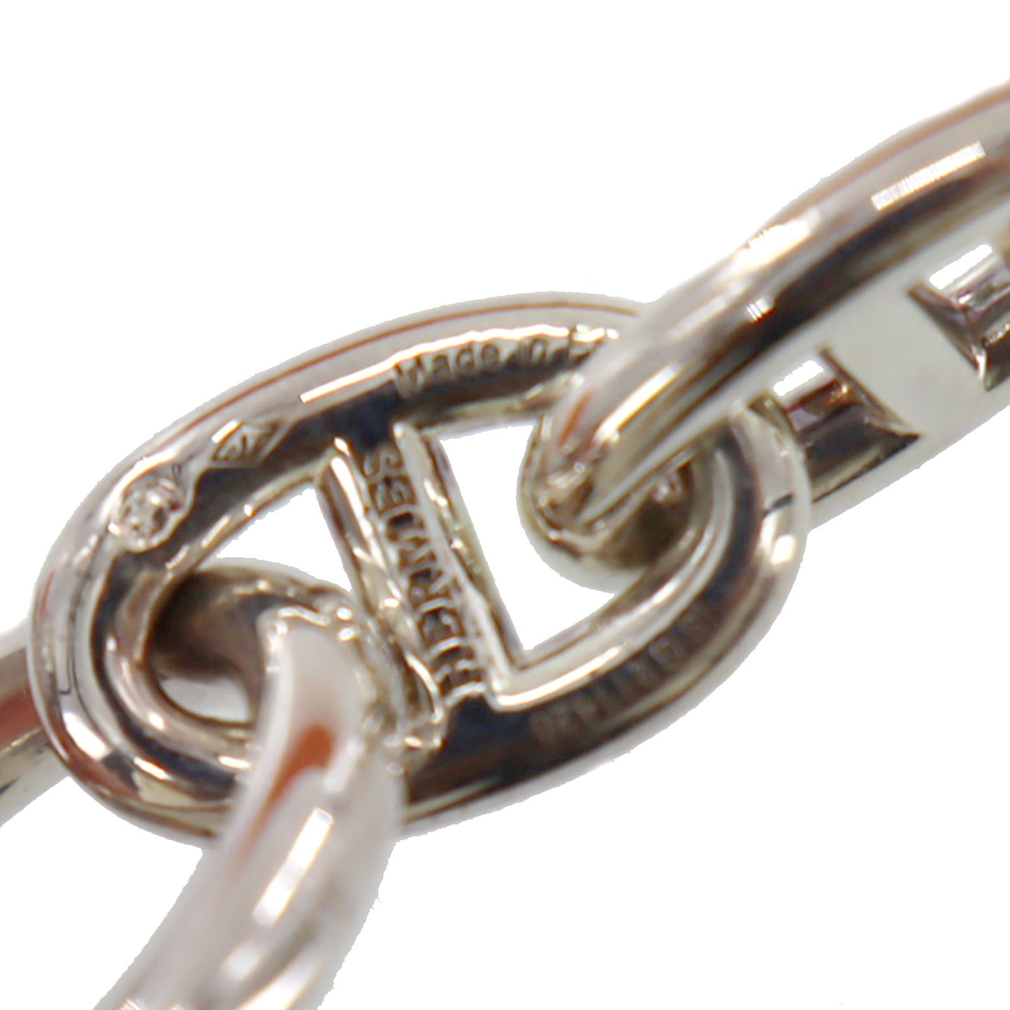 HERMES Chain Bracelet Chaine D'Ancre PM Silver 925 #AH353