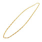 CELINE Logos Clothespins Gold Plated Chain Long Necklace #CE505