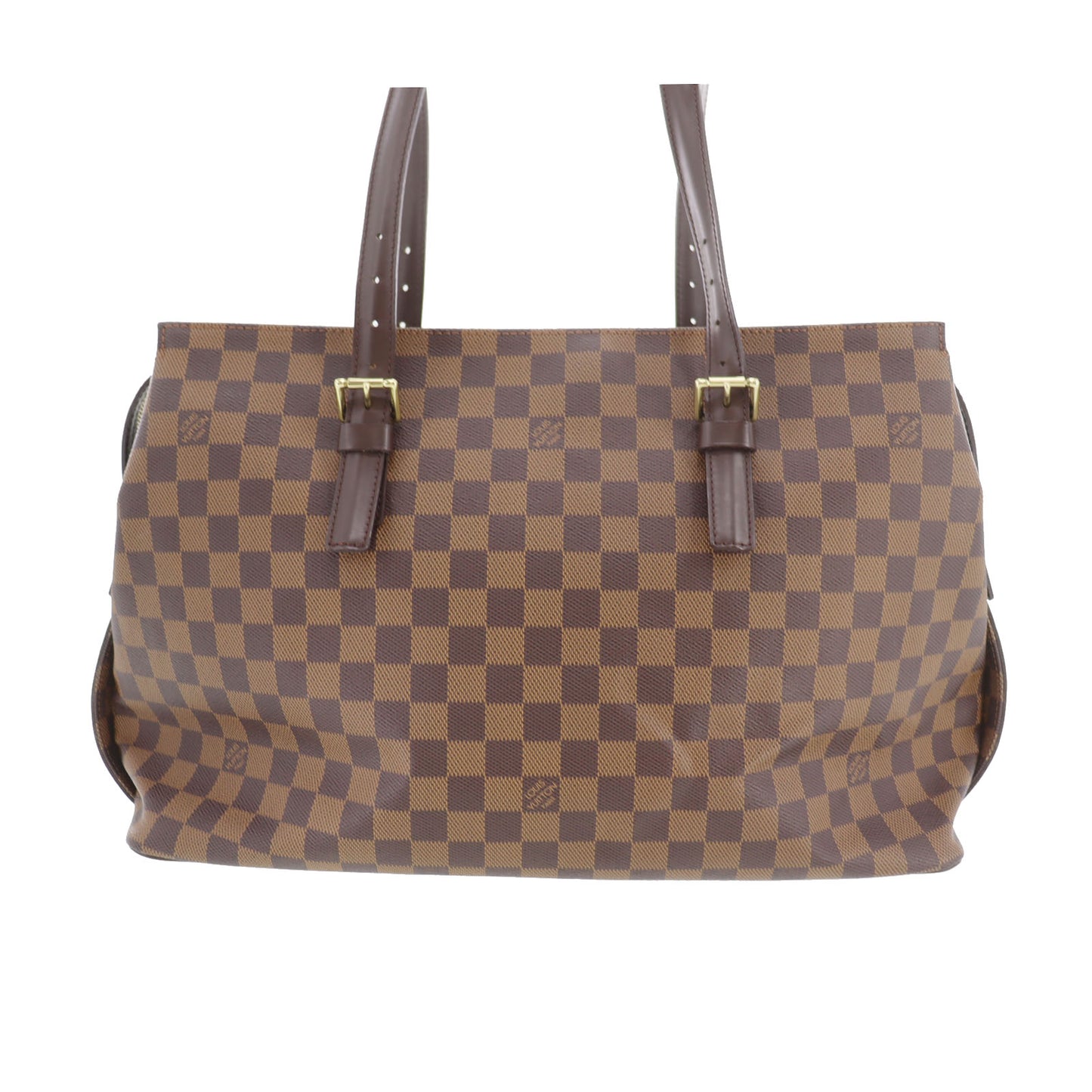 LOUIS VUITTON LV Chelsea Used Shoulder Tote Bag Damier N51119 Vintage #BS311