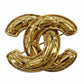 CHANEL CC Logos Pin Brooch Gold Plated Frnce #AH131