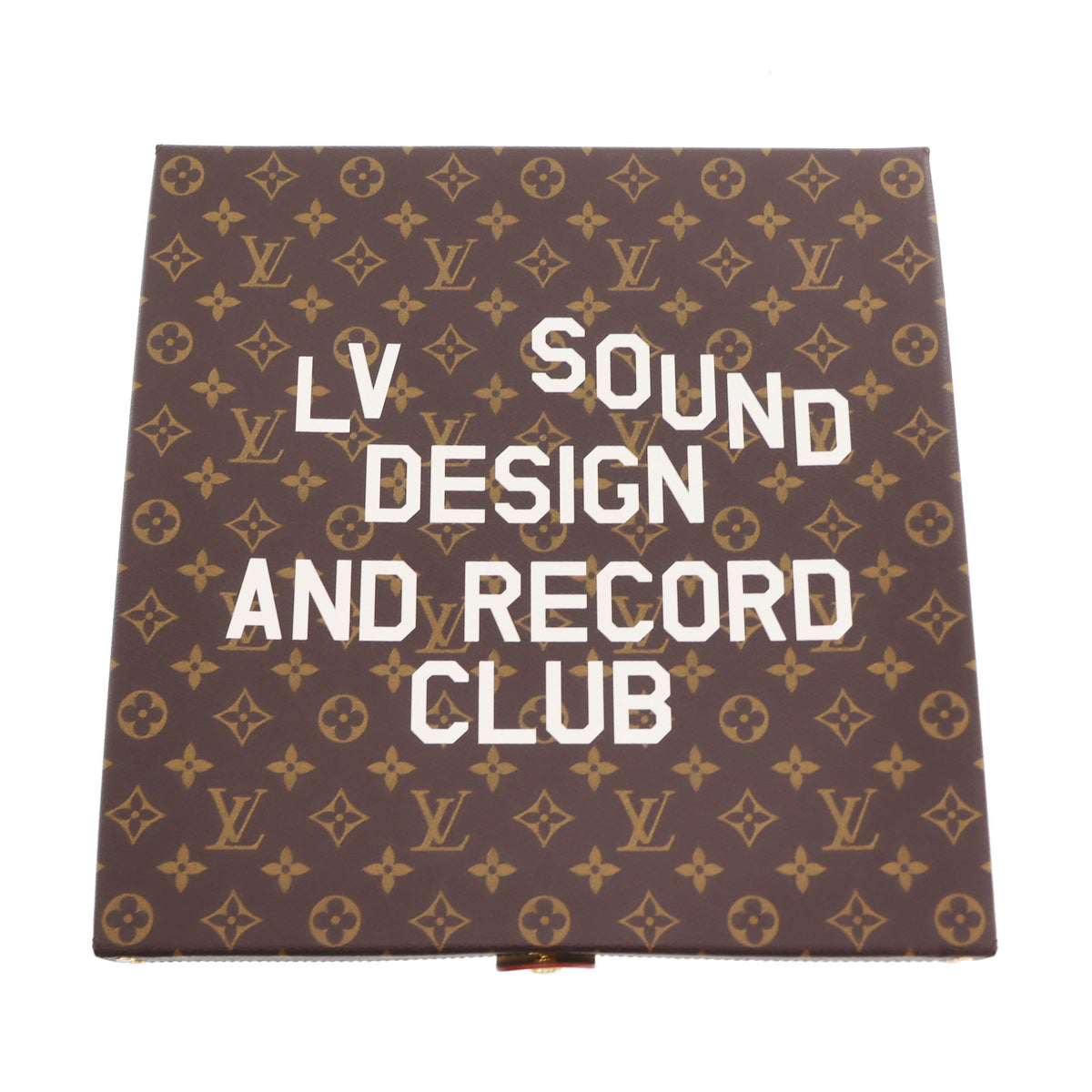 Edba Box LOUIS VUITTON LV Pizza Box Record Case Monogram Canvas GI0634 Rare #CH ...