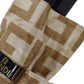 FENDI Zucca Used Folding Umbrella Gold Nylon Vintage #DA834