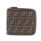 FENDI Zucca CD Case Brown Black Canvas #AH270