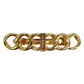 CHANEL Logos Barrette Hair Clip Gold 99P #CJ861