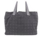CHANEL New Travel Line Tote Bag Black Nylon #EH49