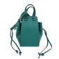 LOEWE Logos 2 way Shoulder Handbag Green Leather #CK693