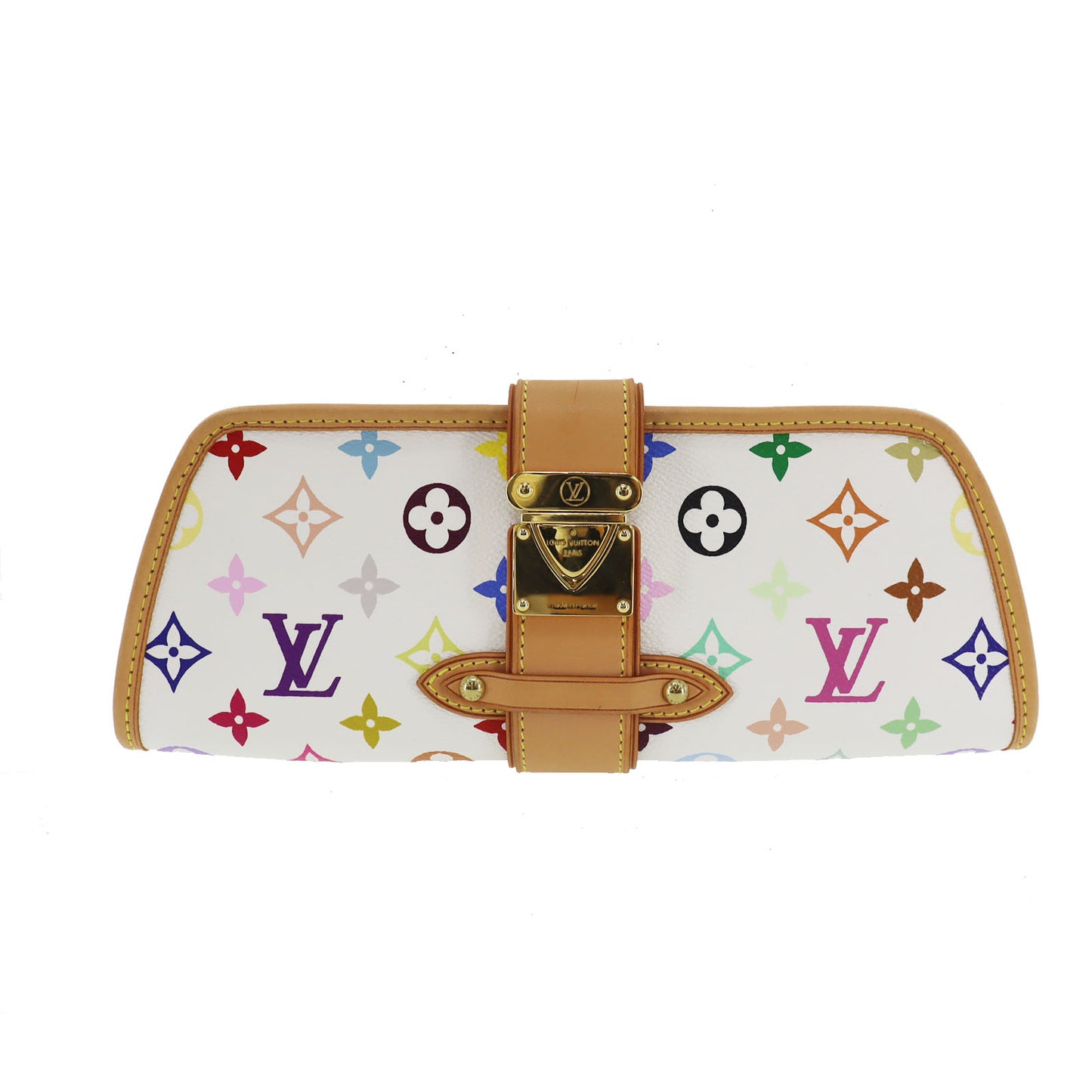 LOUIS VUITTON LV Shirley Shoulder Bag Used Multicolor White M40049 #DA878