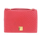 CELINE 2way Shoulder Handbag Bag Red Leather #AH475