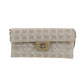 CHANEL New Travel Line Shoulder Bag Canvas Beige #CL18