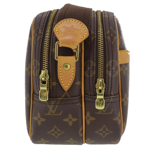 LOUIS VUITTON LV Reporter PM Shoulder Bag Monogram Leather M45254 #BO87
