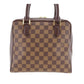 LOUIS VUITTON LV Brera Used Handbag Damier Brown N51150 Vintage #BT491