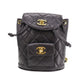 CHANEL Matelasse Chain Backpack Black Lambskin #CK540