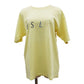 Yves Saint Laurent Short Sleeve T-shirt Cotton Yellow Size S #AG122