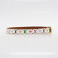 LOUIS VUITTON LV M9272 Multicolor Ceinture Carre White Belt #EG972