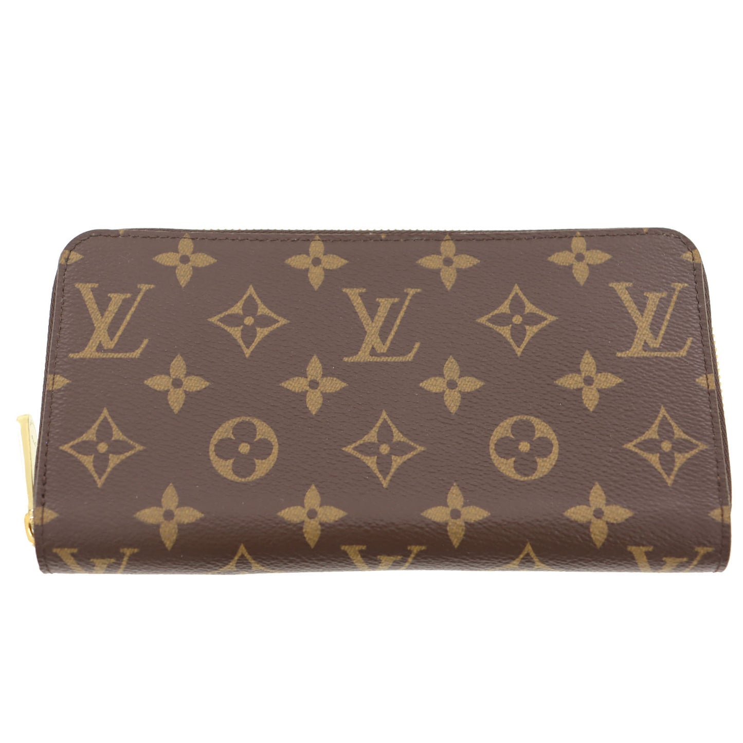 LOUIS VUITTON LV Wallet Zippy Wallet Monogram Canvas Leather M42616 #AG495