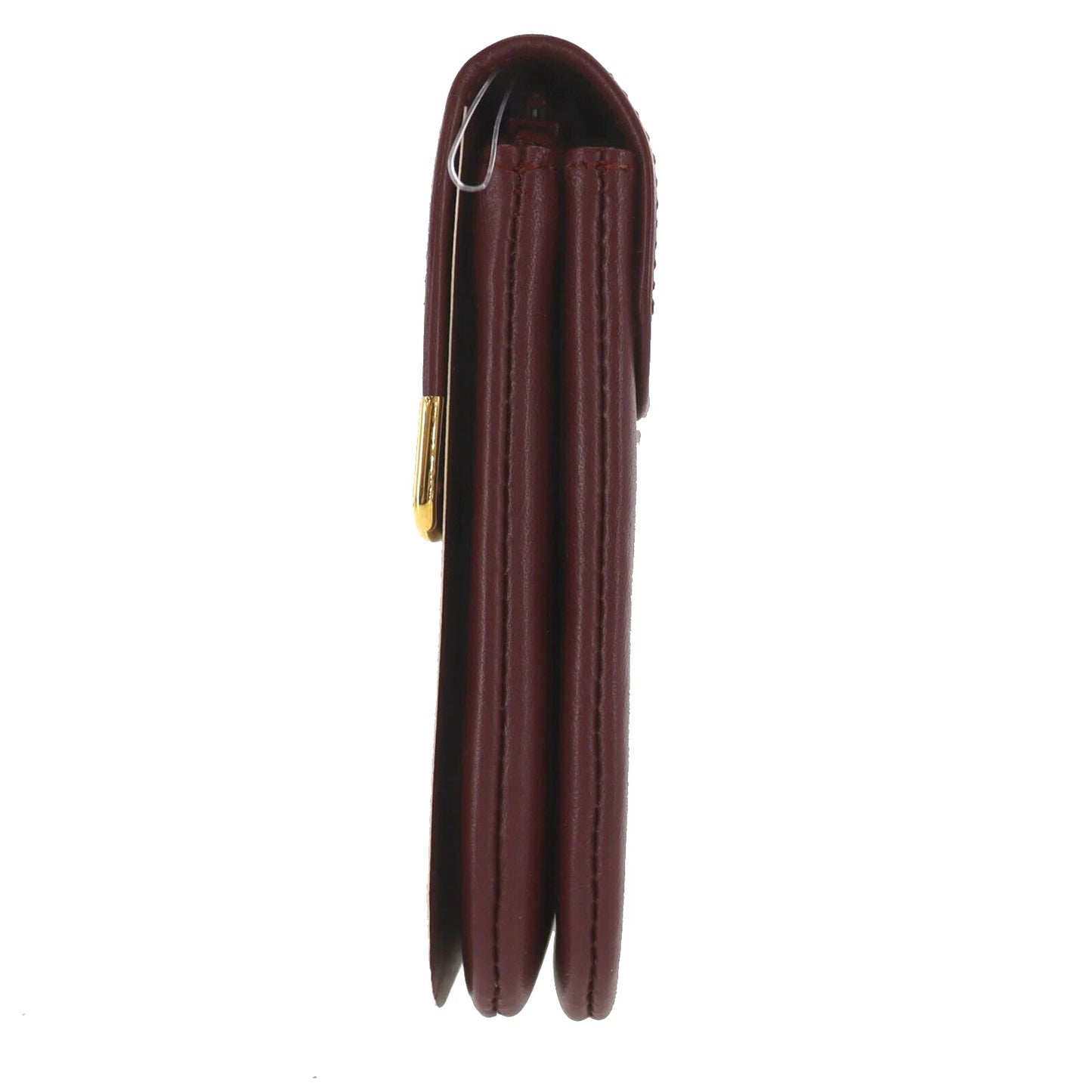 CARTIER Must de Cartier Wallet Leather Burgundy #ED556