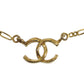 CHANEL CC Logos Necklace Pendant Gold-Plated 1982 #CG55