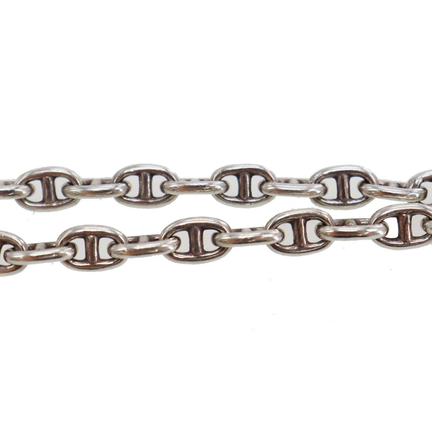 HERMES Chain Bracelet Chaine D'Ancre Silver 925 #CE523