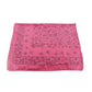 CHANEL CC Logos Pink Used Large Scarf Cotton #AH585 S