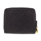 CHANEL CC Logos Coin Purse Black Caviar Skin Leather #CT227