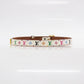 LOUIS VUITTON LV M9272 Multicolor Ceinture Carre White Belt #EG972