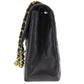 CHANEL Matelasse 34 Chain Shoulder Bag Black Leather #BP632