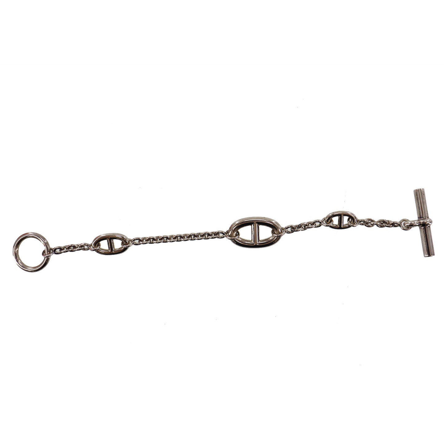 HERMES Chain Bracelet Chaine D'Ancre Silver 925 #AH532