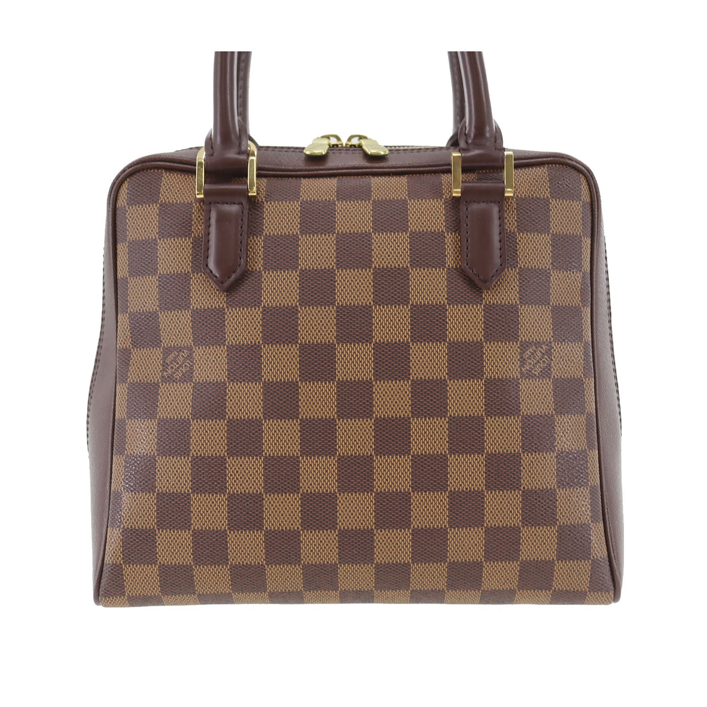 LOUIS VUITTON LV Brera Used Handbag Damier Brown N51150 Vintage #BT491