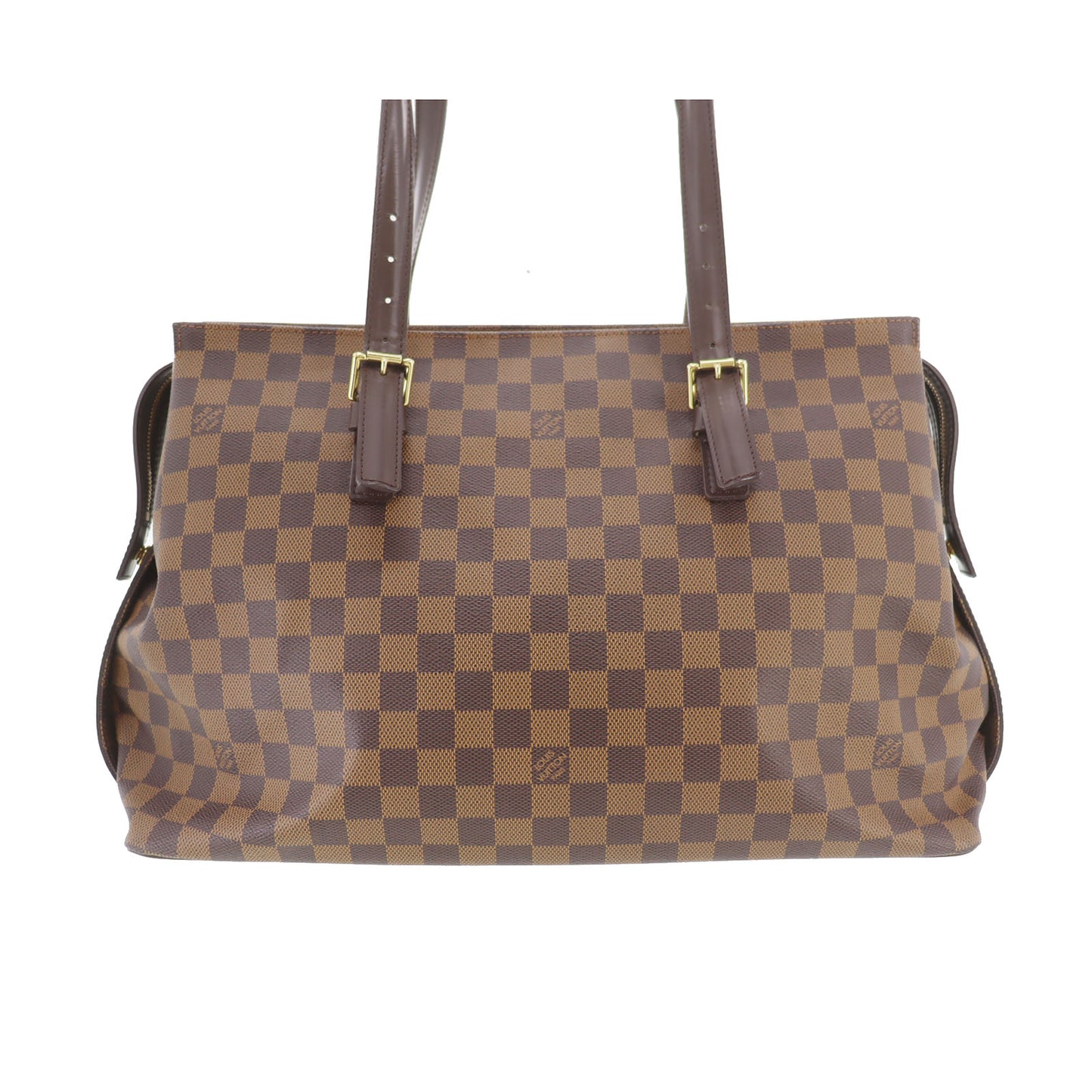 LOUIS VUITTON LV Chelsea Used Shoulder Tote Bag Damier N51119 Vintage #BS311