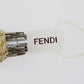 FENDI Zucca Used Folding Umbrella Beige Nylon Vintage #EA473