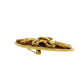 CHANEL CC Logos Round Pin Brooch Gold Plated 94 A #CJ489