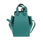 LOEWE Logos 2 way Shoulder Handbag Green Leather #CK693