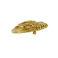 CHANEL CC Logos Round Pin Brooch Gold Plated 94P #BR489