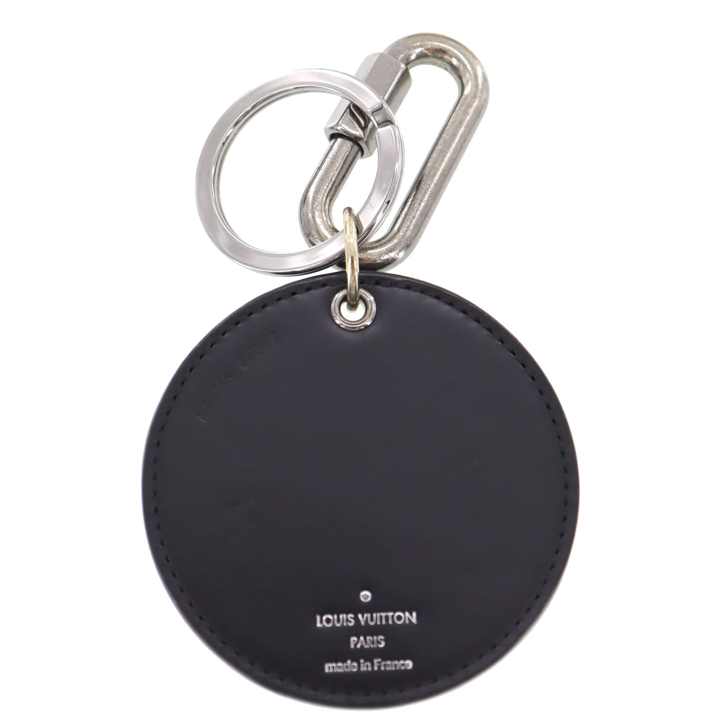 LOUIS VUITTON LV Key Ring Porte Cles-Round-Rainbow Monogram #AG598