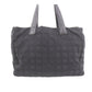 CHANEL New Travel Line Tote Bag Black Nylon #EH49