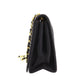 CHANEL CC Logo Shoulder Bag Black Satin #AF794