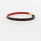 LOUIS VUITTON LV Bracelet Used Monogram Brown Red M6433E #DA827