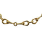CELINE Logos Gold Plated Chain Necklace #CE506