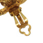 CHANEL CC Logos Earrings Gold Clip-On 95A  #AE654